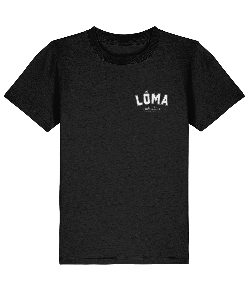 Black LÓMA Club Tee for Irish dancers Front