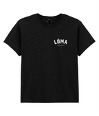 Black LÓMA Club Tee for Irish dancers Front