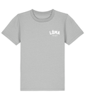 Heather Grey LÓMA Club Tee for kids with varsity Irish Dancers Club back print