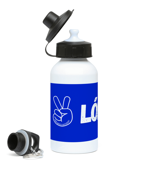 Lóma FC 400ml Water Bottle Blue