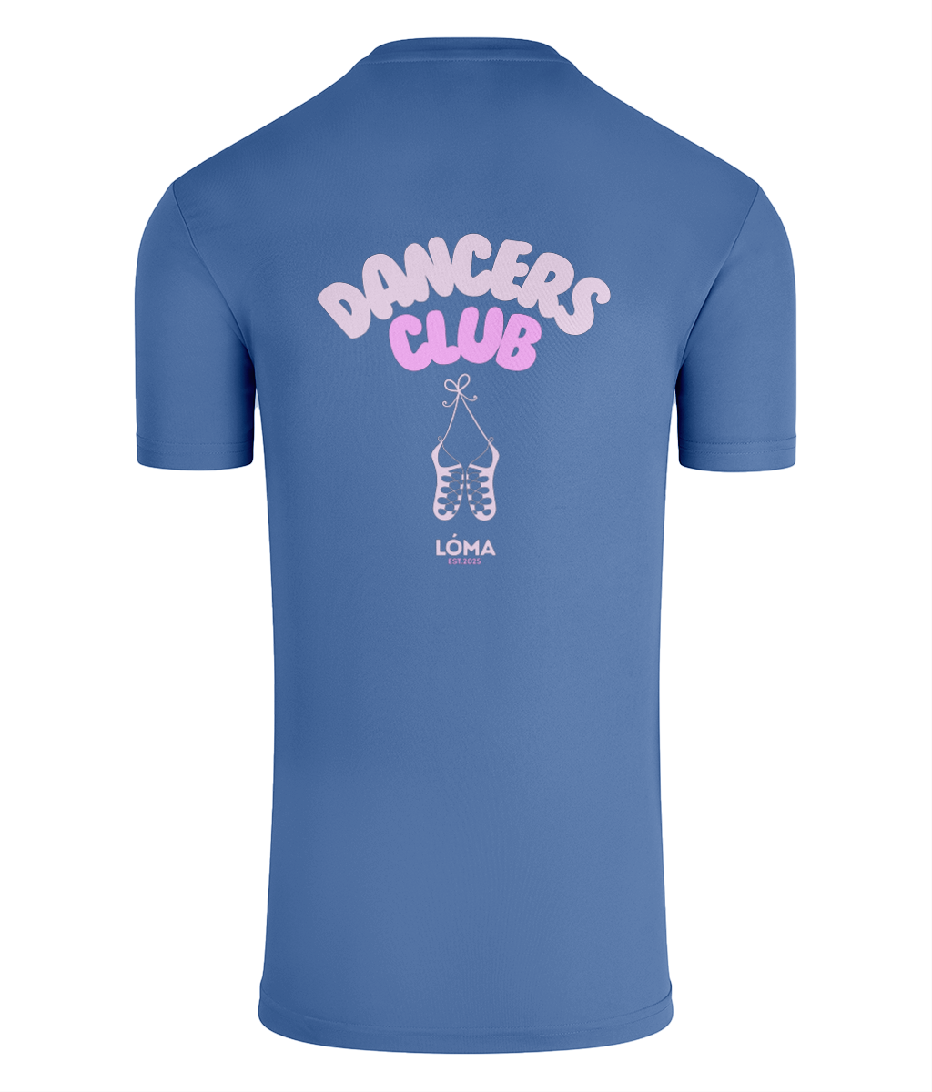 Lóma Irish Dancers Club Kids Activewear T-Shirt Cornflower