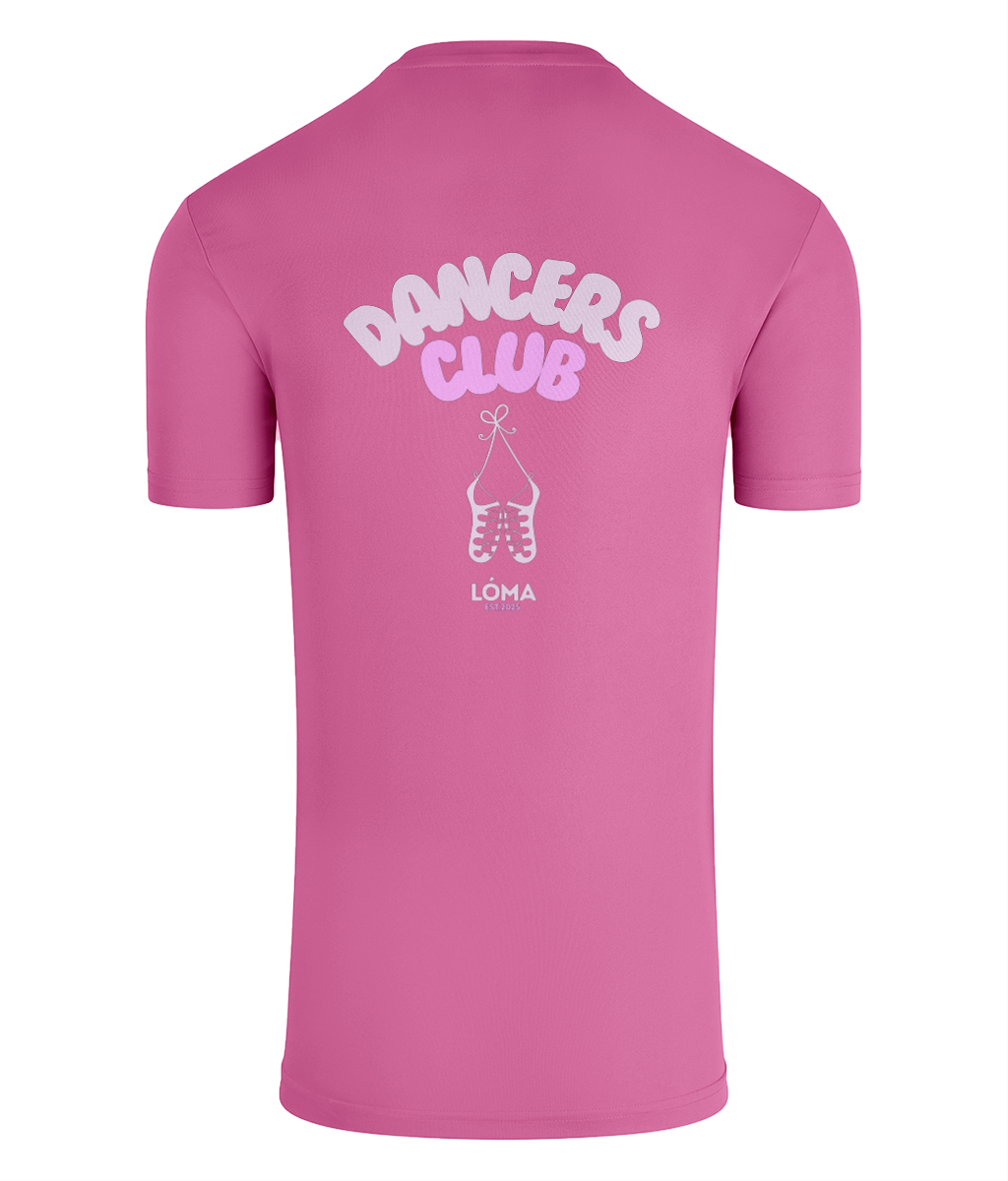 Lóma Irish Dancers Club Kids Activewear T-Shirt Electric Pink